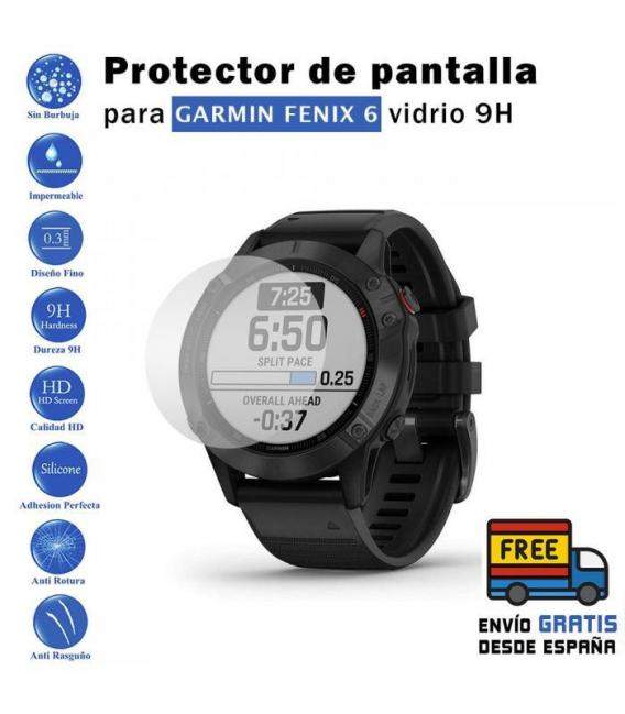 Protector para Garmin Fenix 6. Cristal Templado Reloj Vidrio