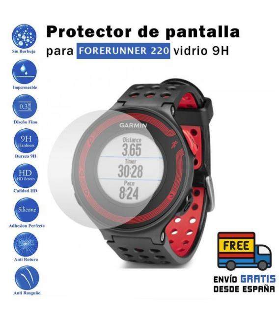 Protector para Garmin Forerunner 220. Cristal Templado Reloj Vidrio