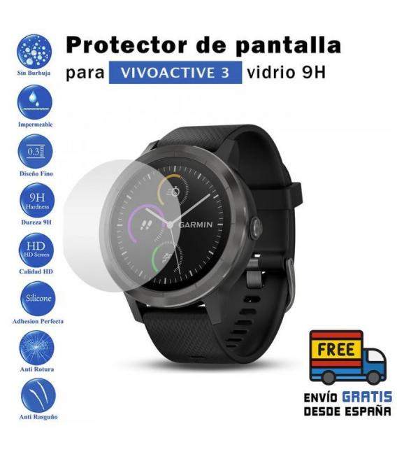 Protector para Garmin Vivoactive 3. Cristal Templado Reloj Vidrio