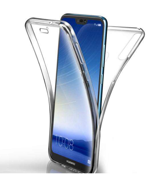 Funda TPU 360 para Huawei Honor 8 8A 8C 8X 9A 9i 9X 10 20 Max Lite Pro. Carcasa completa doble cara transparente para movil