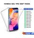 Funda TPU 360 para Samsung A10 A10S A20 A20E A20s A30 A30s A40 A50 A70 A80 A90. Carcasa completa doble cara transparente movil - thumbnail 1