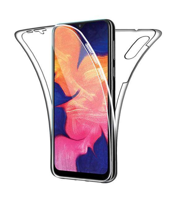 Funda TPU 360 para Samsung A10 A10S A20 A20E A20s A30 A30s A40 A50 A70 A80 A90. Carcasa completa doble cara transparente movil