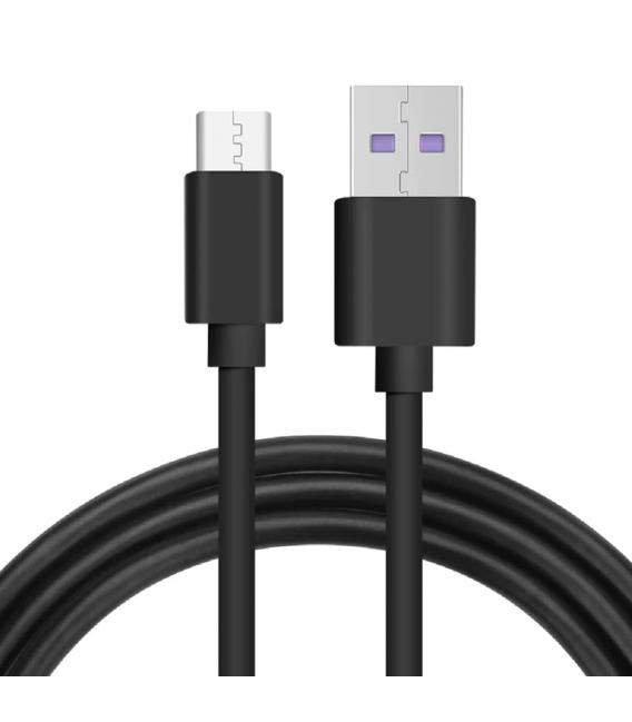 Cable USB Tipo C para LG k22 K30 K40 K40S K41S k42 K50 K50S K51S k61 de Carga rapida y Datos para móviles de 1 metro y 2 metros