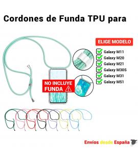 Cuerda colgante para funda del movil Xiaomi Mi 11 10 10T 9T 9 SE Note Lite Pro. Correa universal facil de instalar