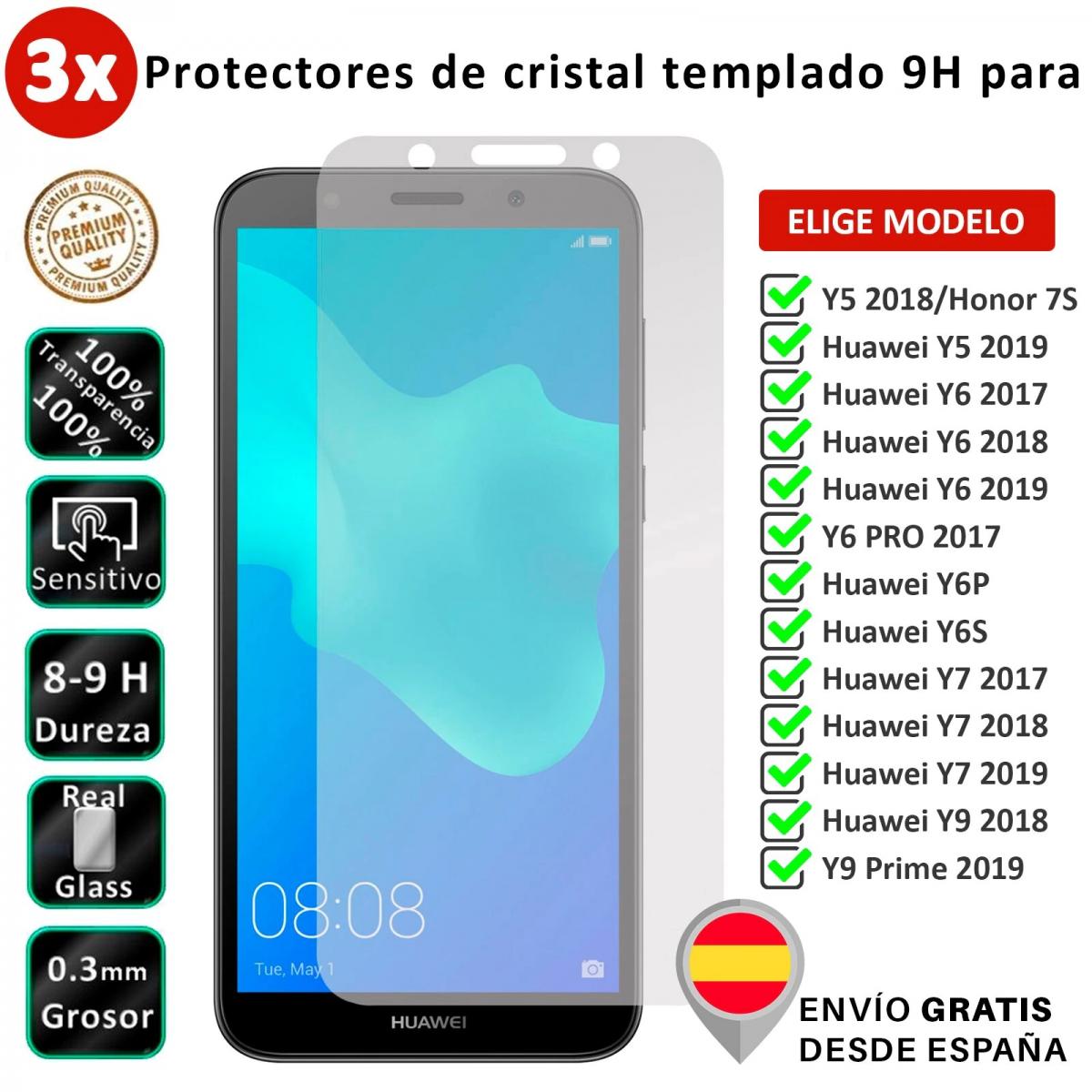 9H Dureza 2 Piezas Alta Definicion NBKASE Protector de Pantalla Cristal Templado Premium para Huawei Honor 8S / Huawei Y5 2019, Protector de Pantalla para Huawei Honor 8S / Huawei Y5 2019 