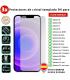 3X Protector de pantalla para iPhone 6 6s 7 8 X XS Max 11 12 Mini Plus SE 2020 delanteros y traseros. Cristal templado - thumbnail 1