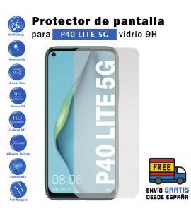 Protector de pantalla Huawei P40 Lite 5G de Cristal Templado Vidrio 9H para movil - Todotumovil