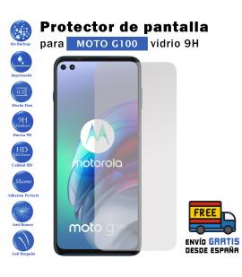 Protector de pantalla Motorola Moto G100 de Cristal Templado Vidrio 9H para movil - Todotumovil