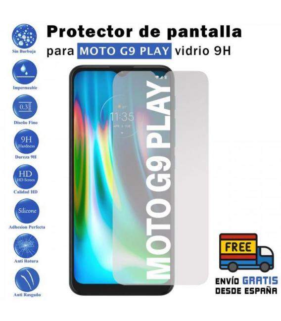 Protector de pantalla Motorola Moto G9 Play de Cristal Templado Vidrio 9H para movil - Todotumovil