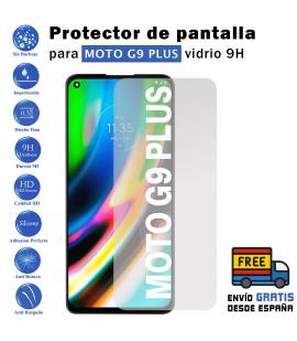 Protector de pantalla Motorola Moto G9 Plus de Cristal Templado Vidrio 9H para movil - Todotumovil