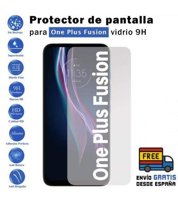 Protector de pantalla Motorola Moto One Plus Fusion de Cristal Templado Vidrio 9H para movil - Todotumovil