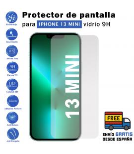 Protector de pantalla Iphone 13 mini de Cristal Templado Vidrio 9H para movil - Todotumovil