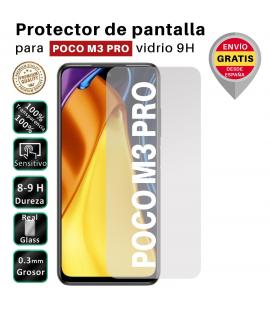 Protector de Pantalla para Xiaomi Poco M3 Pro Cristal Templado Vidrio 9H Premium