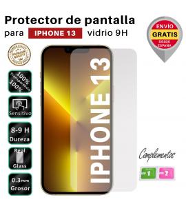 Set Protector de Pantalla para Iphone 13 Cristal Templado Vidrio 9H Premium