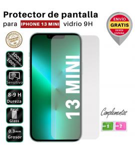 Set Protector de Pantalla para Iphone 13 mini Cristal Templado Vidrio 9H Premium