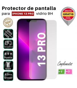 Set Protector de Pantalla para Iphone 13 Pro Cristal Templado Vidrio 9H Premium