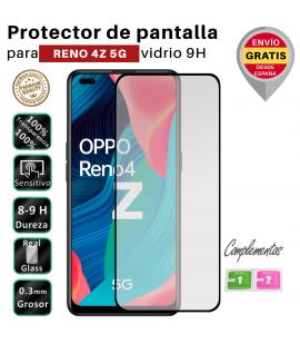 Set Protector de Pantalla para Oppo Reno 4Z 5G Cristal Templado 9H Premium