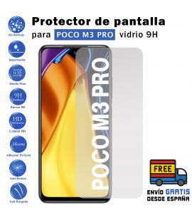 Pack Protector de Pantalla para Xiaomi Poco M3 Pro Cristal Templado Vidrio 9H