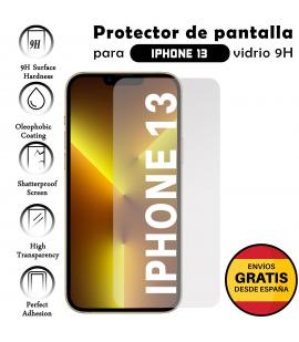 Protector de Pantalla para Iphone 13 Cristal Templado Vidrio 9H Premium