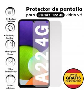 Protector de Pantalla para Samsung Galaxy A22 4G Cristal Templado Vidrio