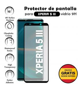 Protector de Pantalla para Sony Xperia 5 III Cristal Templado Vidrio 9H Premium