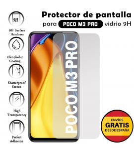 Protector de Pantalla para Xiaomi Poco M3 Pro Cristal Templado Vidrio 9H Premium