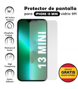 Kit Protector de Pantalla para Iphone 13 mini Cristal Templado Vidrio 9H Premium