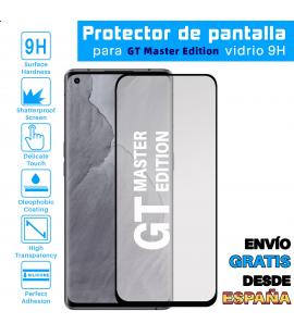 Protector de Pantalla Realme GT MASTER EDITION Negro cristal templado 3D
