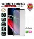 Set Protector de Pantalla para Oppo Find X3 Neo Negro cristal templado 3D Completo
