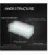 Set Protector de Pantalla para Realme Narzo 30 5G Negro cristal templado 3D Completo
