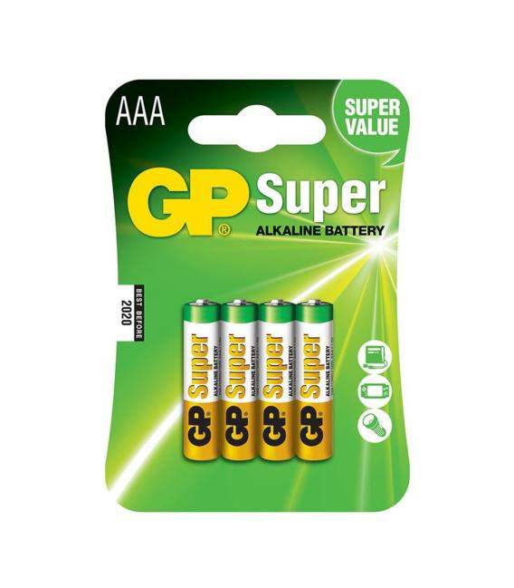 Pila GP super alcalina. Pilas LR41 LR03 LR06. Tamaños 1ud 2uds 5uds 10uds