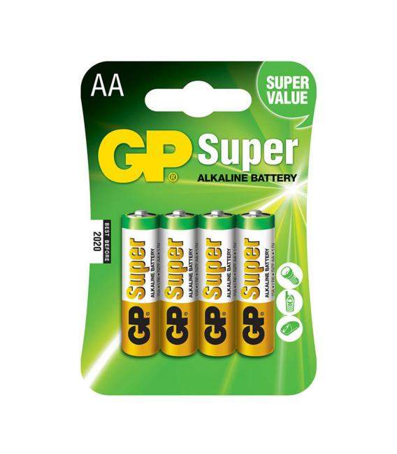 Pila GP super alcalina. Pilas LR41 LR03 LR06. Tamaños 1ud 2uds 5uds 10uds