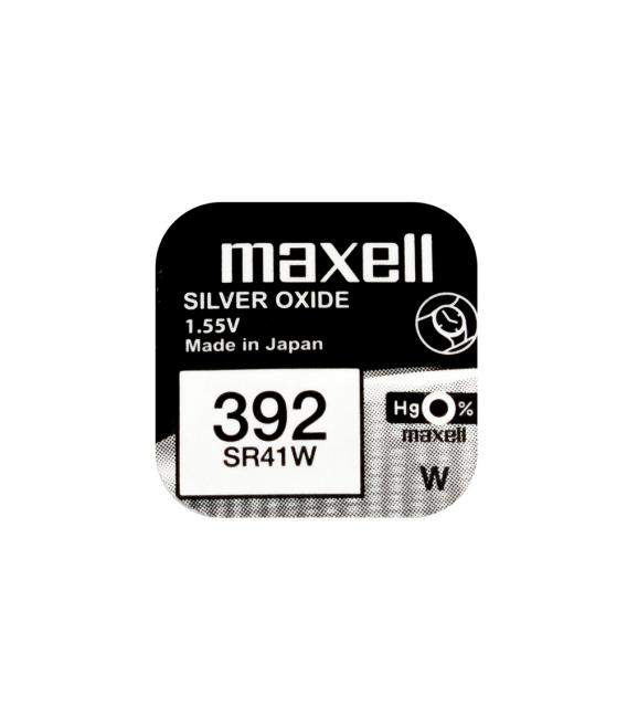 Pila Maxell óxido de plata Pilas de botón SR41W, SR621W, SR626W, SR721W, SR726W, SR920W, SR927W. Tamaños 1ud 5uds 10uds 20ud
