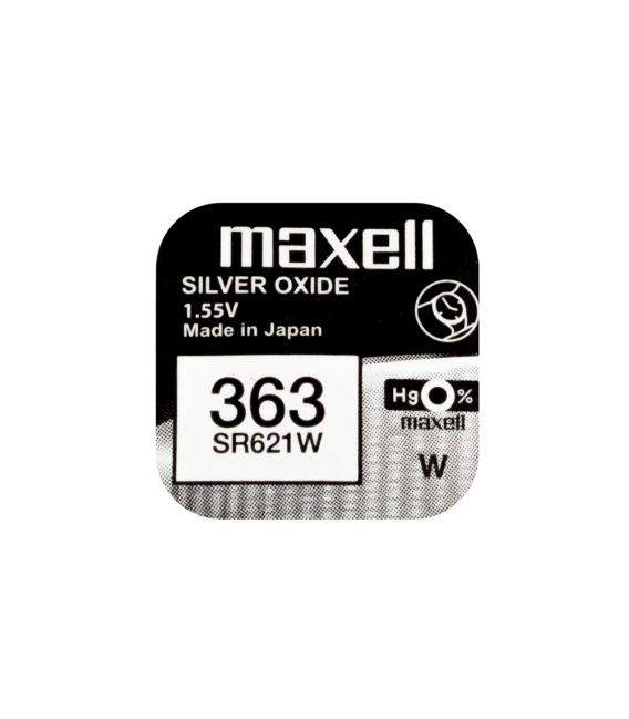 Pila Maxell óxido de plata Pilas de botón SR41W, SR621W, SR626W, SR721W, SR726W, SR920W, SR927W. Tamaños 1ud 5uds 10uds 20ud