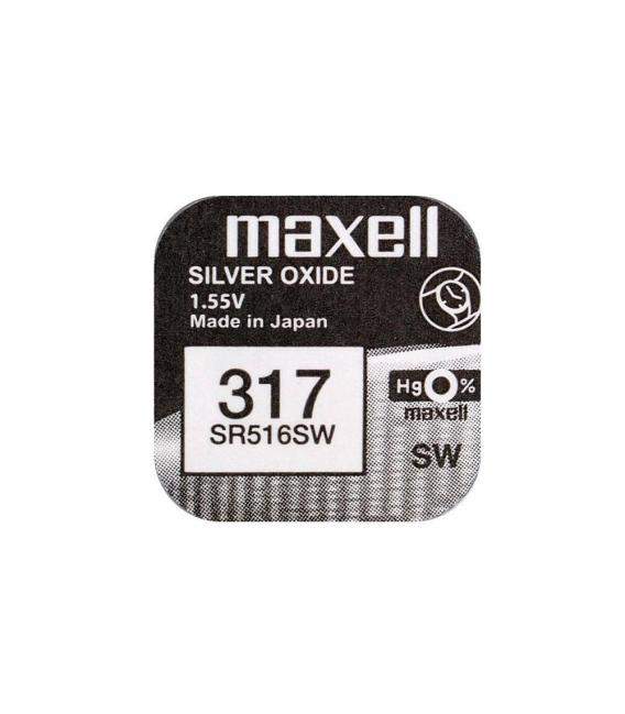 Pila Maxell óxido de plata SR41SW,SR416SW,SR512SW,SR516SW,SR521SW, SR527SW, SR616SW, SR621SW, SR626SW, SR712SW. Tamaños 1ud 5uds
