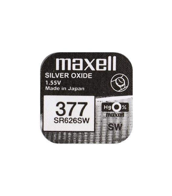 Pila Maxell óxido de plata SR41SW,SR416SW,SR512SW,SR516SW,SR521SW, SR527SW, SR616SW, SR621SW, SR626SW, SR712SW. Tamaños 1ud 5uds