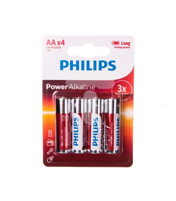 Pila Phillips alcalina. Pilas LR03 LR6 LR20 . Tamaños 4uds 16uds 32uds