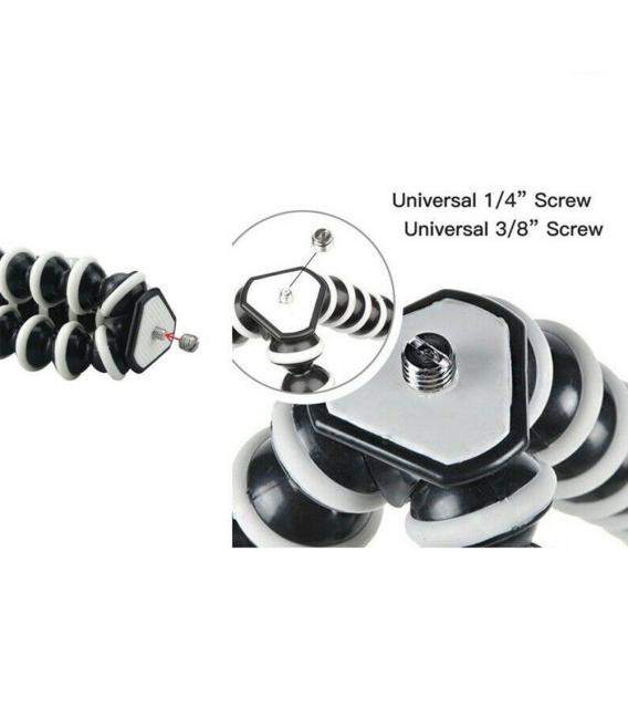 Soporte trípode flexible estilo Gorillapod, articulado, portátil, compatible con móviles o cámaras en tres tamaños S M L