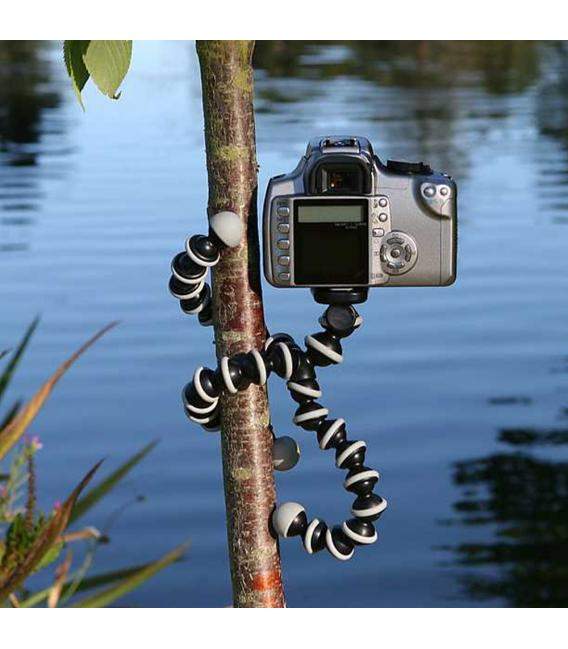 Soporte trípode flexible estilo Gorillapod, articulado, portátil, compatible con móviles o cámaras en tres tamaños S M L
