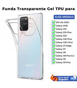 Funda TPU para Samsung Galaxy S7 S8 S9 S10 S10e S20 6.2 Normal Edge Lite Ultra Plus