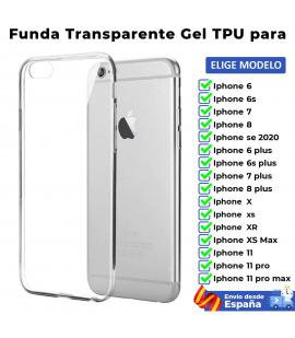 Funda TPU para iPhone 6 6s 7 8 X XS 12 11 Max Mini Plus SE 2020