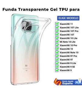 Funda TPU para Xiaomi Mi 11 10 10T 9T 9 SE Note Lite Pro