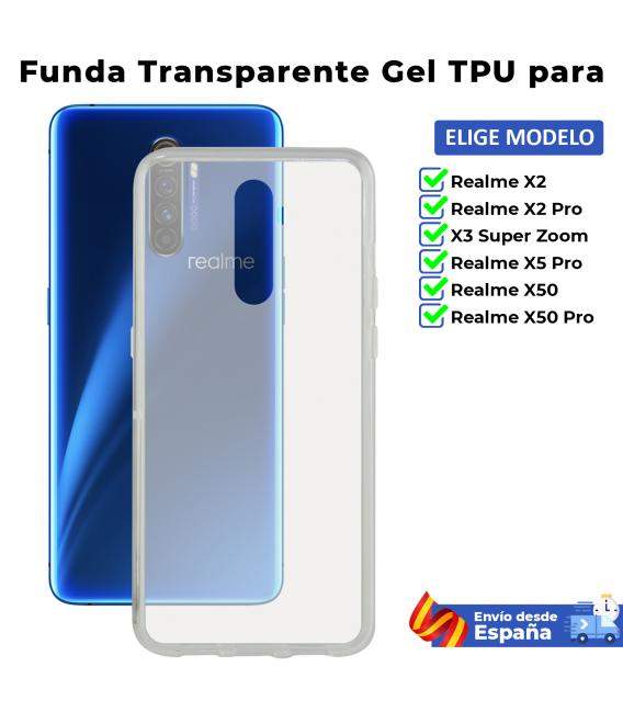 Funda TPU para Realme X2 X3 X5 X50 Pro Super Zoom