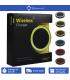 Cargador de bateria inalambrico QI WIRELESS PAD base carga para telefono movil - thumbnail 1