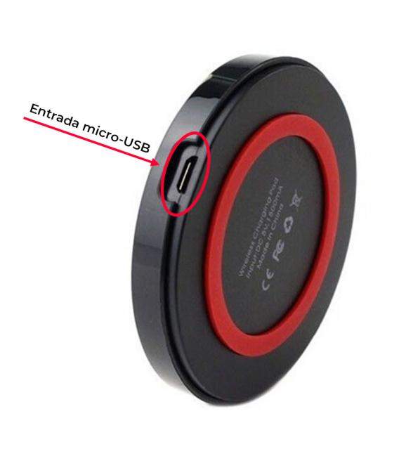 Cargador de bateria inalambrico QI WIRELESS PAD base carga para telefono movil