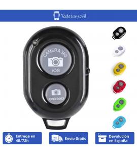 Mando con controlador disparador remoto Bluetooth para cámara compatible con Android e iOS en diferentes colores a elegir