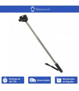 Soporte extensible para cámaras y GoPro de mano. Palo selfie para autofotos.