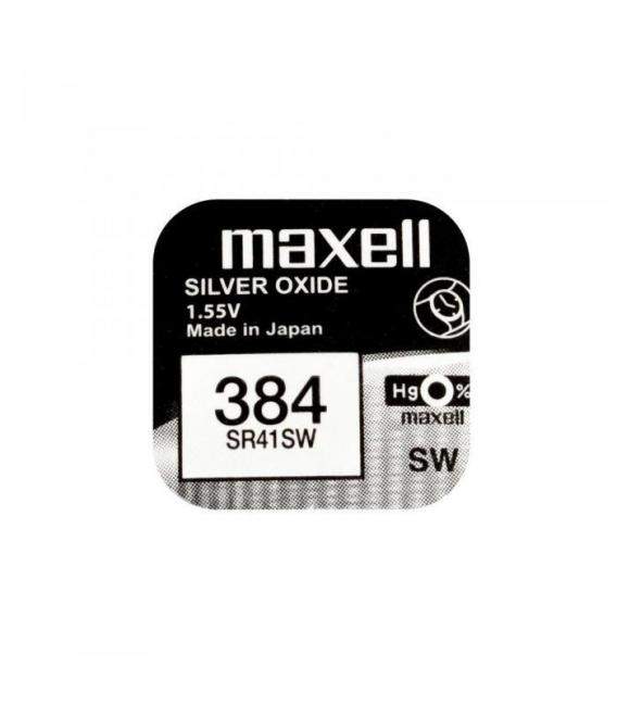Pila Maxell óxido de plata SR41SW,SR416SW,SR512SW,SR516SW,SR521SW, SR527SW, SR616SW, SR621SW, SR626SW, SR712SW. Tamaños 1ud 5uds