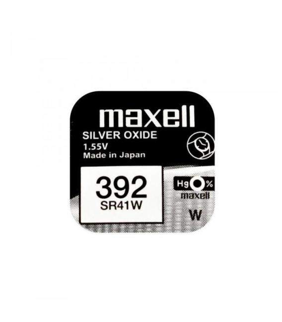 Pila Maxell óxido de plata Pilas de botón SR41W, SR621W, SR626W, SR721W, SR726W, SR920W, SR927W. Tamaños 1ud 5uds 10uds 20ud