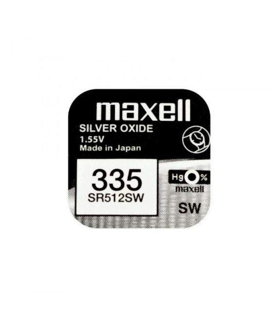 Pila Maxell óxido de plata SR41SW,SR416SW,SR512SW,SR516SW,SR521SW, SR527SW, SR616SW, SR621SW, SR626SW, SR712SW. Tamaños 1ud 5uds